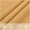 Solsegel 160 g/m² fyrkantig sand HDPE vidaXL 2.5 x 2.5 m – miniatyr 8