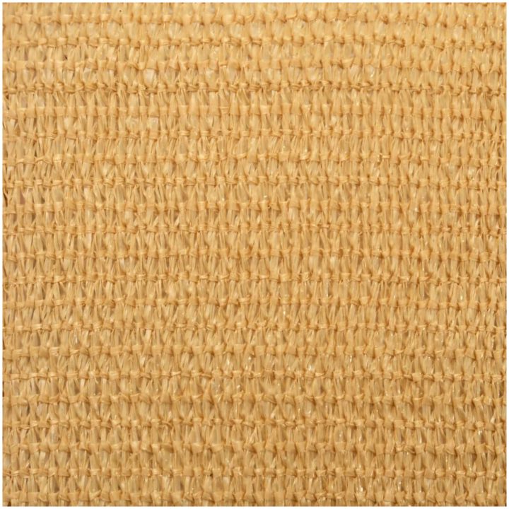 Solsegel 160 g/m² fyrkantig sand HDPE vidaXL 2.5 x 2.5 m – bild 9