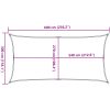 Solsegel 160 g/m² gråbrun HDPE vidaXL 3 x 6 m – miniatyr 10