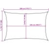 Solsegel 160 g/m² gräddvit 2x3 m HDPE vidaXL 3 x 2 m – miniatyr 10
