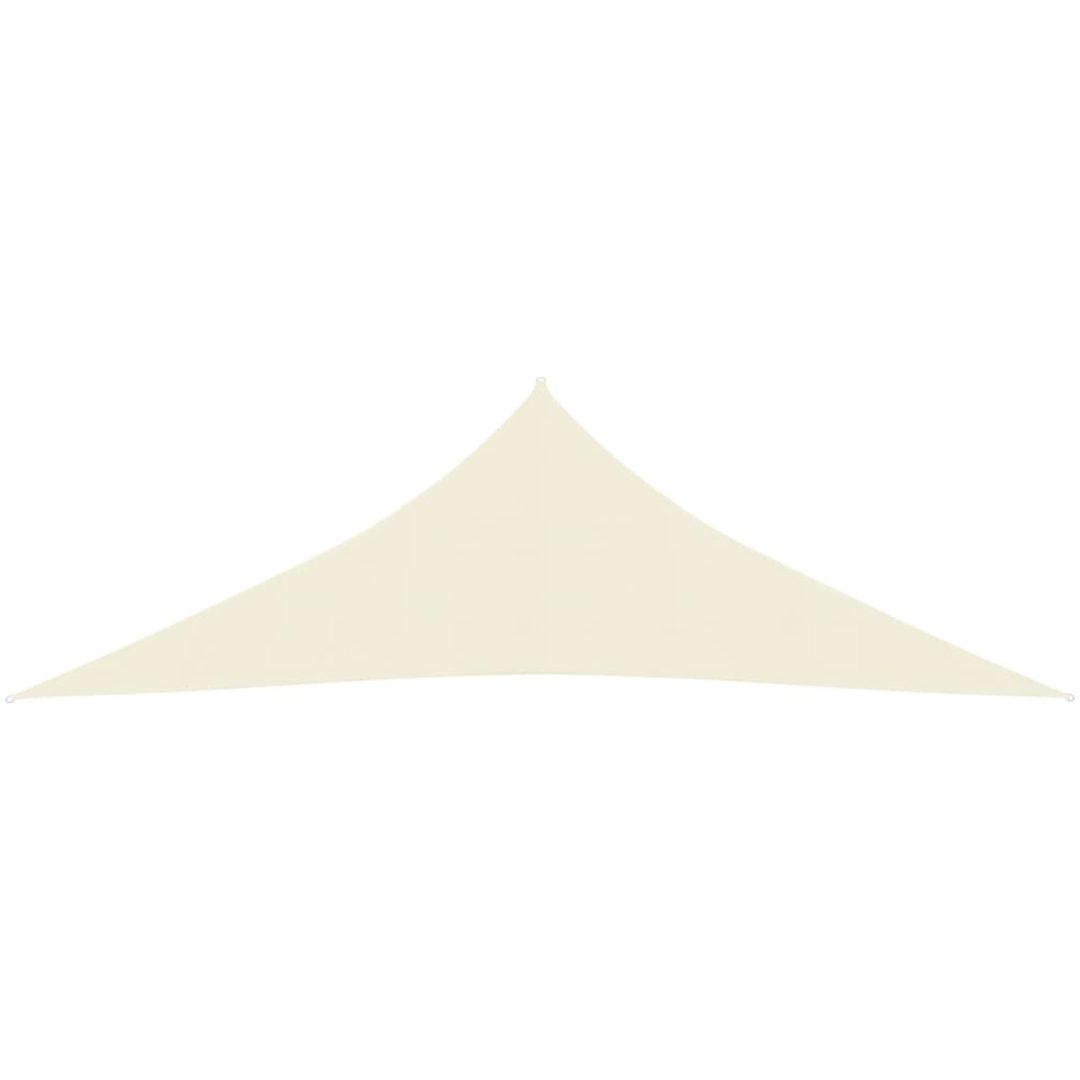 Solsegel 160 g/m² gräddvit HDPE vidaXL 2.5 x 2.5 x 3.5 m – bild 3