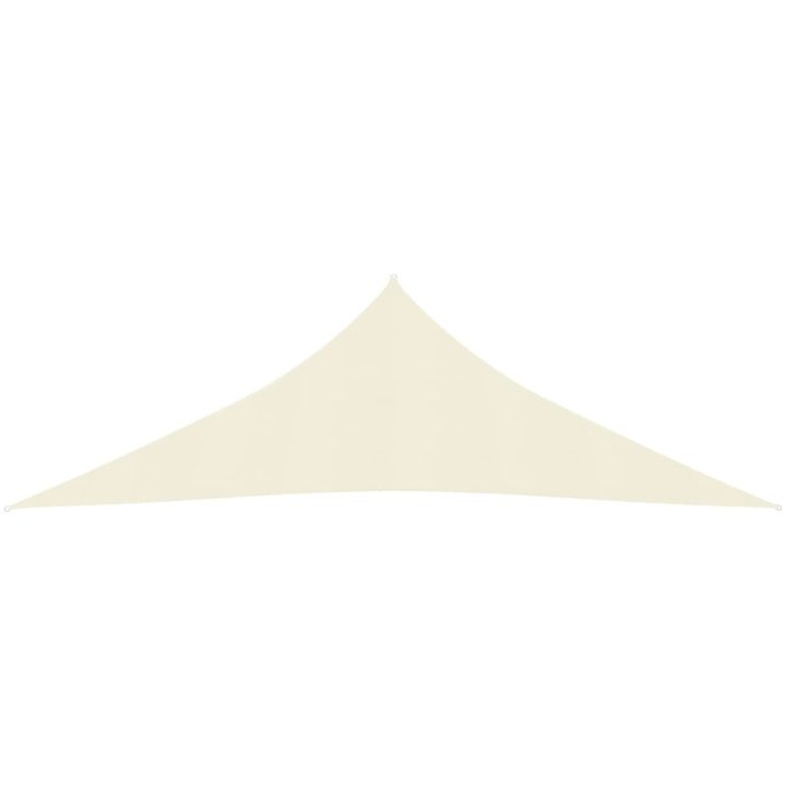 Solsegel 160 g/m² gräddvit HDPE vidaXL 2.5 x 2.5 x 3.5 m – bild 3