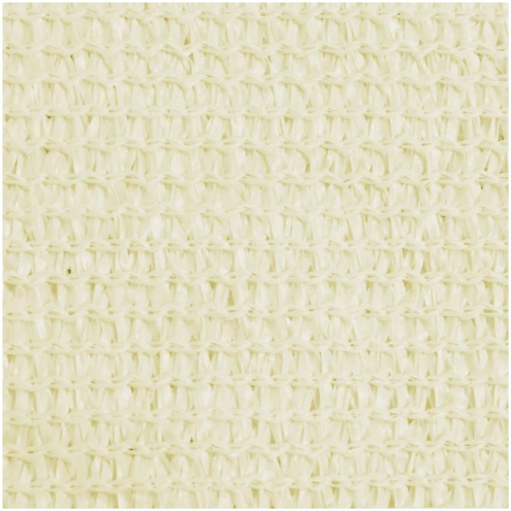 Solsegel 160 g/m² gräddvit HDPE vidaXL 2.5 x 2.5 x 3.5 m – bild 4