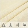Solsegel 160 g/m² gräddvit HDPE vidaXL 2.5 x 2.5 x 3.5 m – miniatyr 7