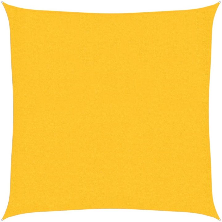 Solsegel 160 g/m² gul HDPE vidaXL 2 x 2 m – bild 2
