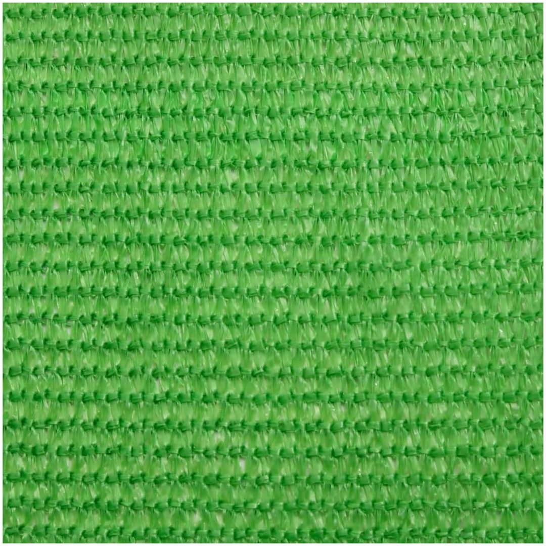 Solsegel 160 g/m² ljusgrön HDPE vidaXL 3/4 x 2 m – bild 9