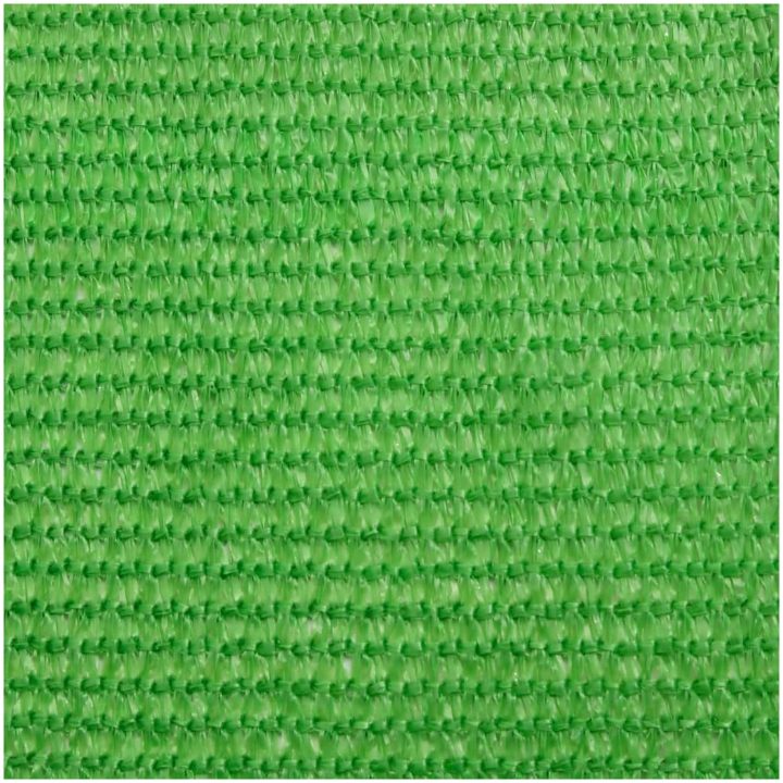Solsegel 160 g/m² ljusgrön HDPE vidaXL 3/4 x 2 m – bild 9