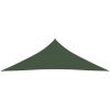 Solsegel 160 g/m² mörkgrön HDPE vidaXL 3.5 x 3.5 x 4.9 m – miniatyr 3
