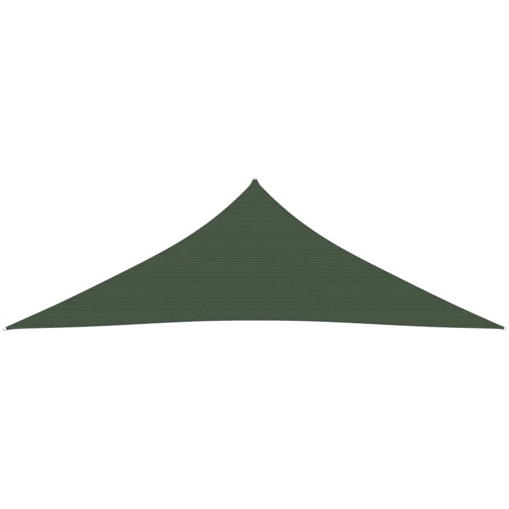 Solsegel 160 g/m² mörkgrön HDPE vidaXL 3.5 x 3.5 x 4.9 m – bild 3