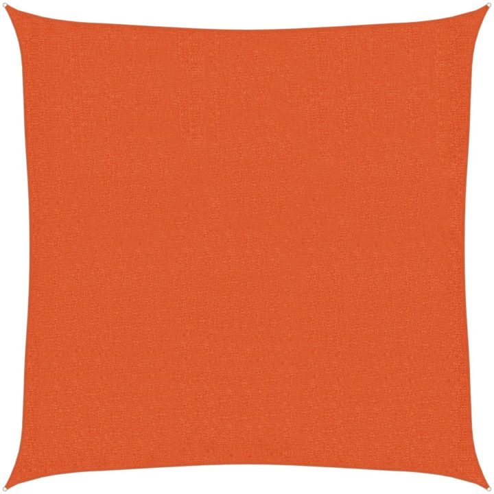Solsegel 160 g/m² orange HDPE vidaXL 2 x 2 m – bild 2