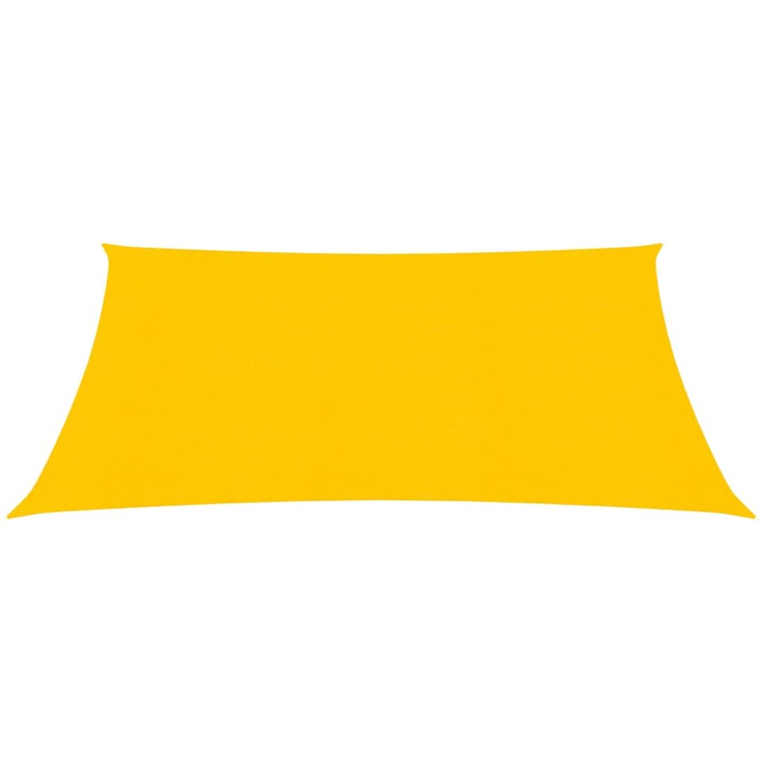 Solsegel 160 g/m² rektangulär gul HDPE vidaXL 2 x 2.5 m – bild 3