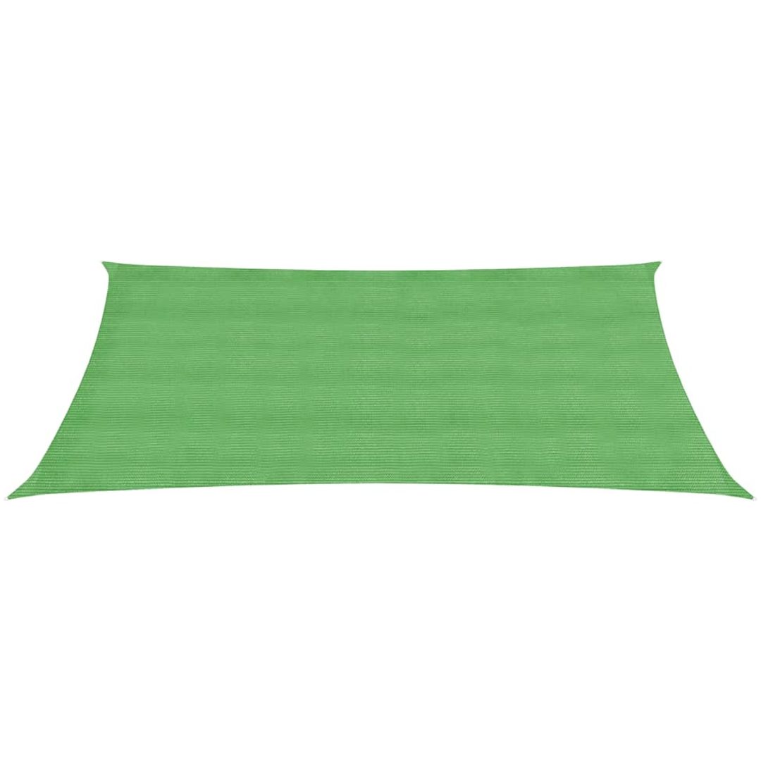 Solsegel 160 g/m² rektangulär ljusgrön HDPE vidaXL 2 x 3.5 m – bild 3