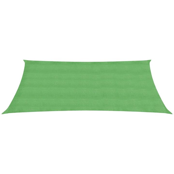 Solsegel 160 g/m² rektangulär ljusgrön HDPE vidaXL 2 x 3.5 m – bild 3