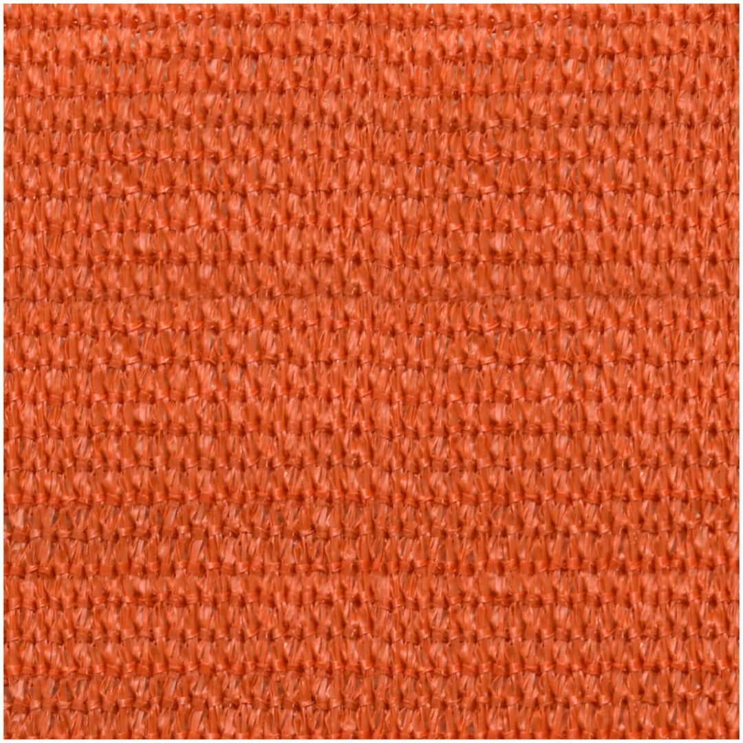 Solsegel 160 g/m² rektangulär orange HDPE vidaXL 3 x 6 m – bild 9