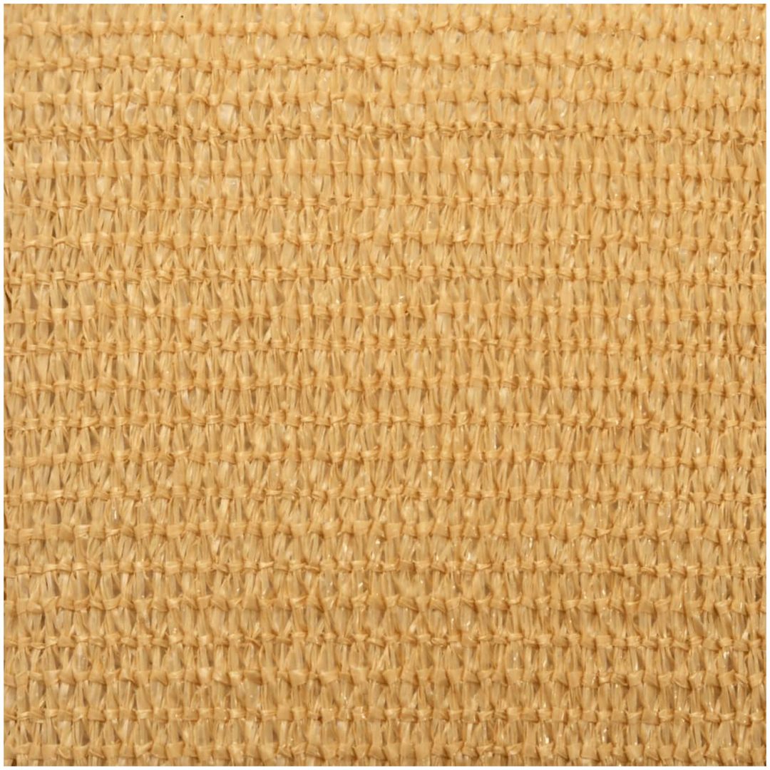 Solsegel 160 g/m² rektangulär sand HDPE vidaXL 2 x 2.5 m – bild 9