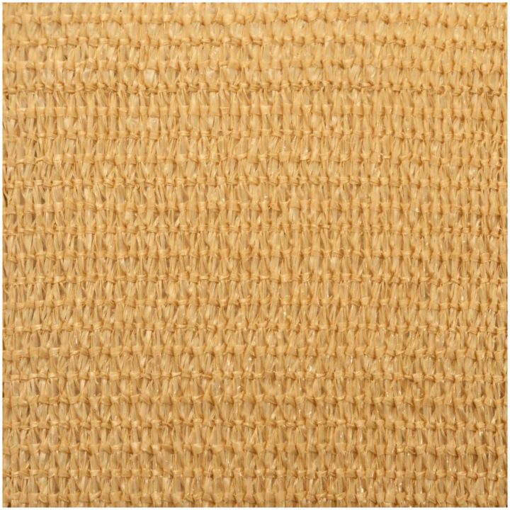 Solsegel 160 g/m² rektangulär sand HDPE vidaXL 2 x 2.5 m – bild 9
