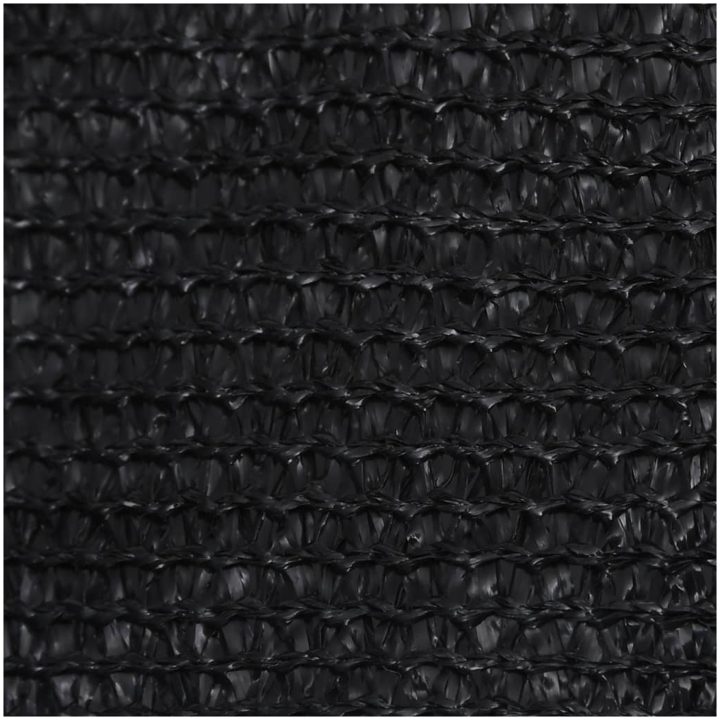 Solsegel 160 g/m² rektangulär svart HDPE vidaXL 6 x 8 m – bild 6