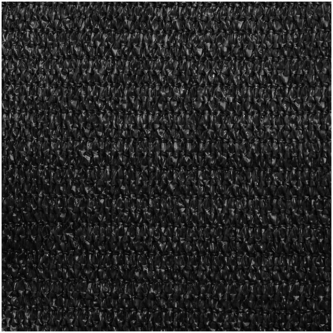 Solsegel 160 g/m² rektangulär svart HDPE vidaXL 6 x 8 m – bild 9