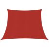 Solsegel 160 g/m² röd HDPE vidaXL 3/4 x 2 m – miniatyr 2