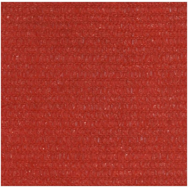 Solsegel 160 g/m² röd HDPE vidaXL 3/4 x 2 m – bild 6