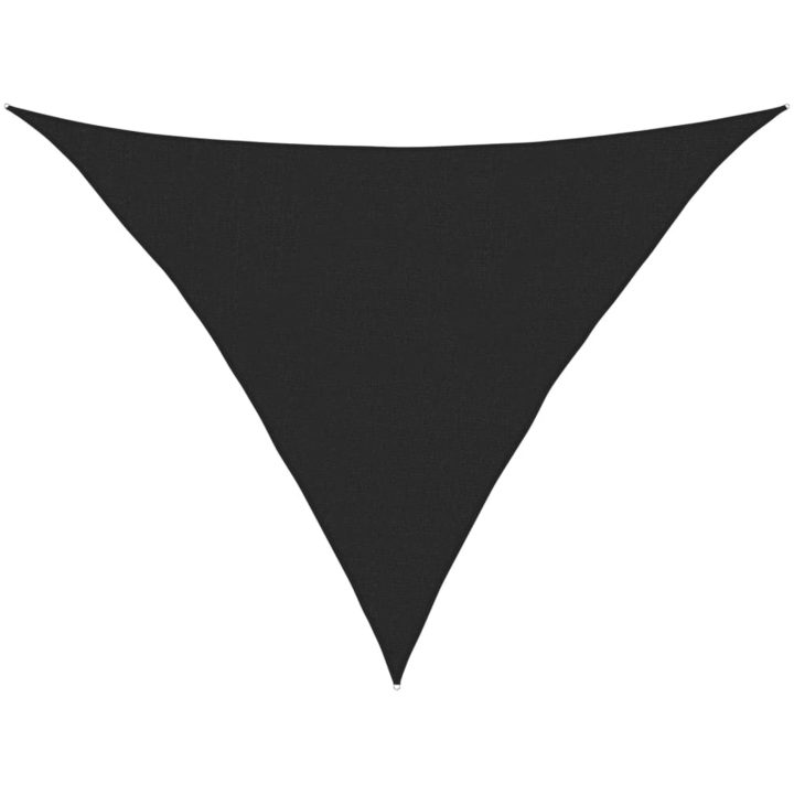 Solsegel 160 g/m² svart HDPE vidaXL 2.5 x 2.5 x 3.5 m – bild 2