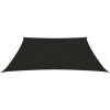 Solsegel 160 g/m² svart HDPE vidaXL 3/4 x 2 m – miniatyr 3