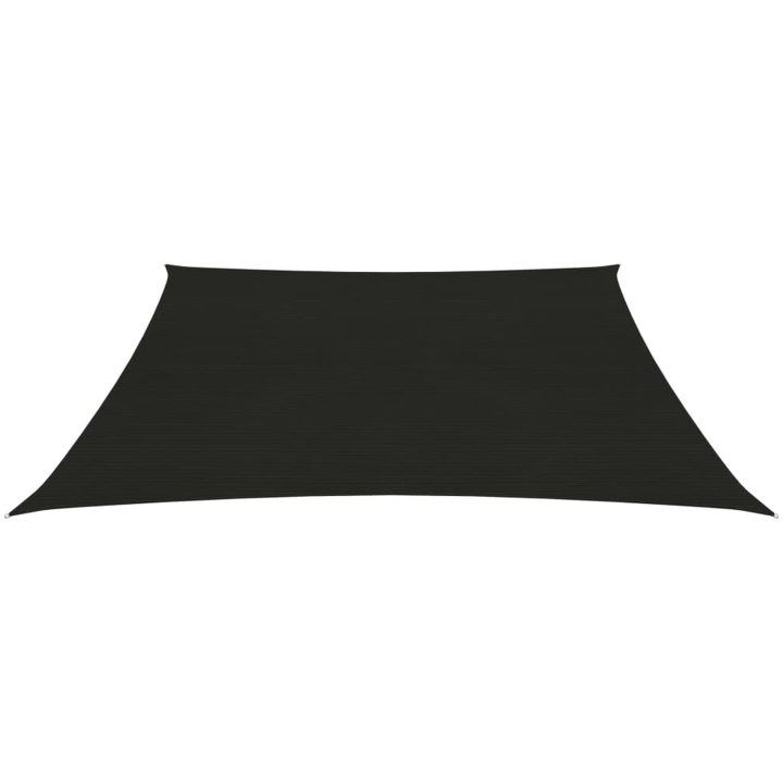 Solsegel 160 g/m² svart HDPE vidaXL 3/4 x 2 m – bild 3