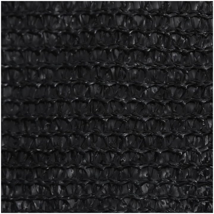 Solsegel 160 g/m² svart HDPE vidaXL 3/4 x 2 m – bild 4