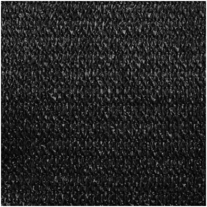 Solsegel 160 g/m² svart HDPE vidaXL 3/4 x 2 m – bild 9