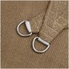 Solsegel 160 g/m² taupe HDPE vidaXL 3 x 3 x 3 m – miniatyr 6