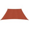 Solsegel 160 g/m² terrakotta HDPE vidaXL 3/4 x 2 m – miniatyr 3
