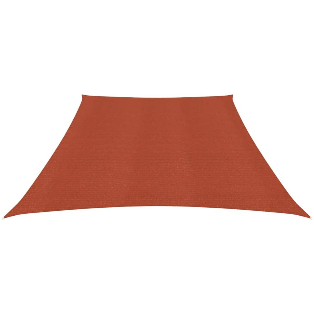 Solsegel 160 g/m² terrakotta HDPE vidaXL 3/4 x 2 m – bild 3