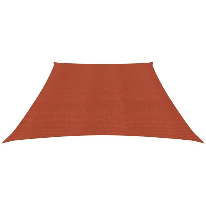 Solsegel 160 g/m² terrakotta HDPE vidaXL 3/4 x 2 m – bild 3