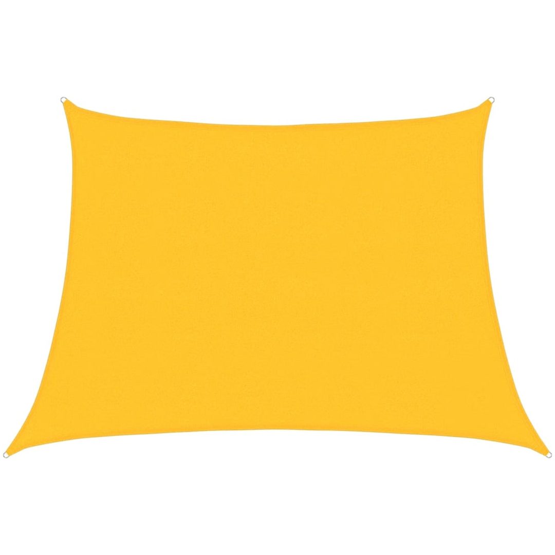 Solsegel 160 g/m² trapezoid gul HDPE vidaXL 4/5 x 3 m – bild 2