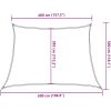 Solsegel 160 g/m² trapezoid gul HDPE vidaXL 4/5 x 3 m – miniatyr 10