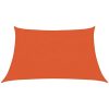 Solsegel 160 g/m² trapezoid orange HDPE vidaXL 3/4 x 2 m – miniatyr 2