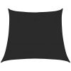 Solsegel 160 g/m² trapezoid svart HDPE vidaXL 4/5 x 4 m – miniatyr 2