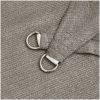 Solsegel 160 g/m² triangulär ljusgrå HDPE vidaXL 3 x 3 x 3 m – miniatyr 5
