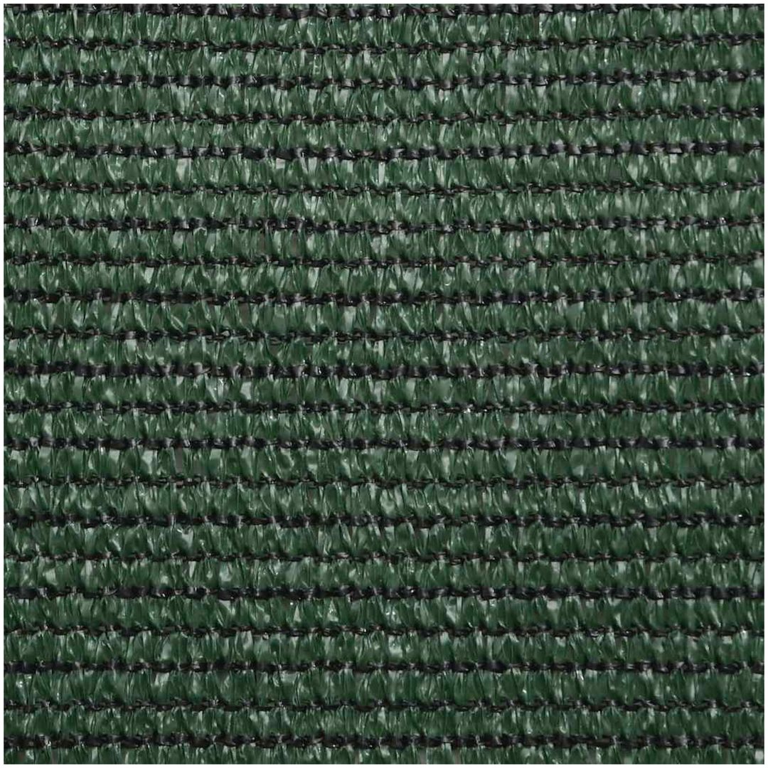 Solsegel 160 g/m² triangulär mörkgrön HDPE vidaXL 6 x 6 x 6 m – bild 9