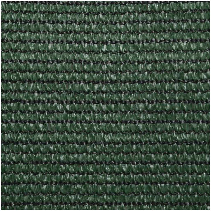 Solsegel 160 g/m² triangulär mörkgrön HDPE vidaXL 6 x 6 x 6 m – bild 9