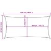 Solsegel 160 g/m² vit 2,5x5 m HDPE vidaXL 5 x 2.5 m – miniatyr 10