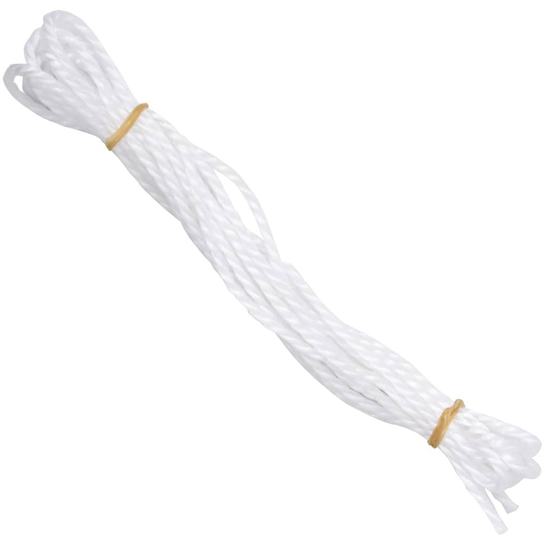 Solsegel 160 g/m² vit 3x5 m HDPE vidaXL 5 x 3 m – bild 6