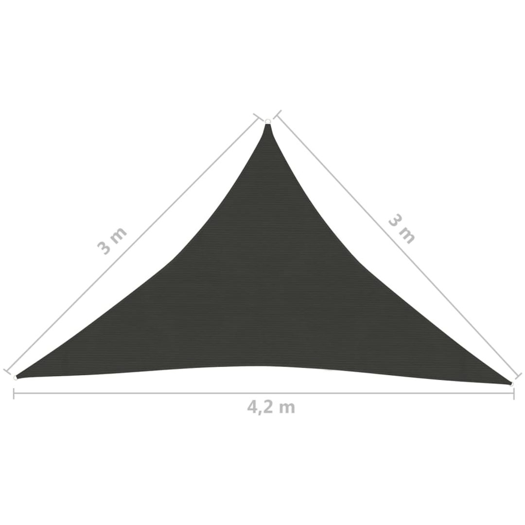Solsegel 160 g/m² vit HDPE vidaXL 3 x 3 x 4.2 m – bild 7