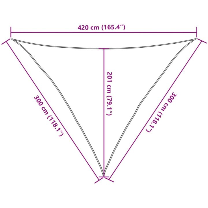 Solsegel 160 g/m² vit HDPE vidaXL 3 x 3 x 4.2 m – bild 10