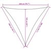 Solsegel antracit 100% polyesteroxford vidaXL 2 x 2 x 2 m – miniatyr 10