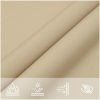 Solsegel beige 100% polyesteroxford vidaXL 2 x 2 x 2 m – miniatyr 7