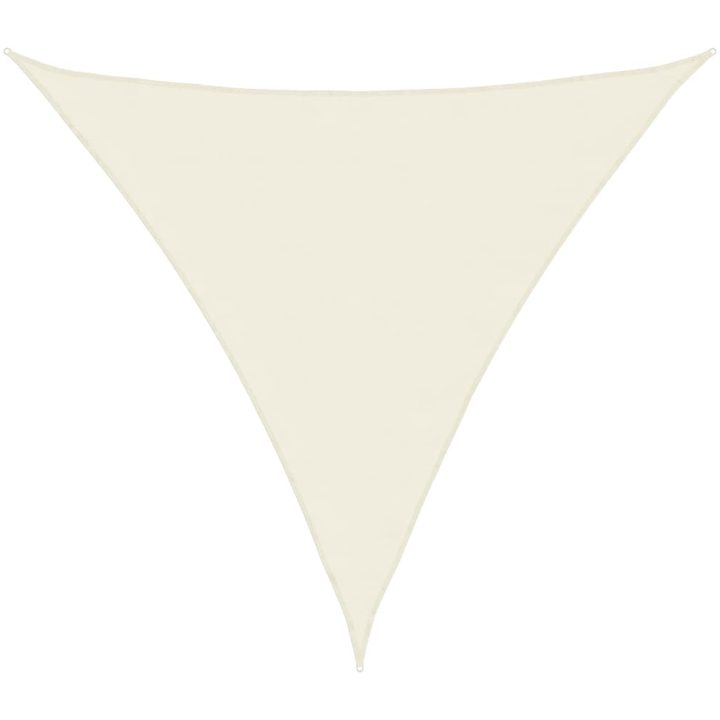 Solsegel gräddvit 100% polyesteroxford vidaXL 2 x 2 x 2 m – bild 2