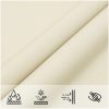 Solsegel gräddvit 100% polyesteroxford vidaXL 2 x 2 x 2 m – miniatyr 7
