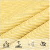 Solsegel HDPE fyrkantigt beige vidaXL 2 x 2 m – miniatyr 5