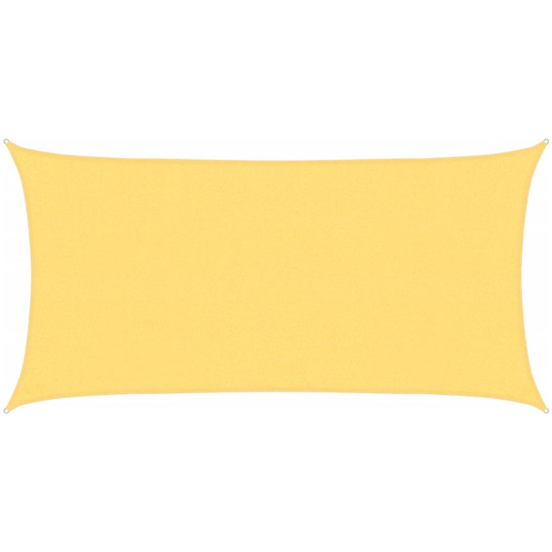 Solsegel HDPE rektangulärt beige vidaXL 2 x 4 m – bild 2